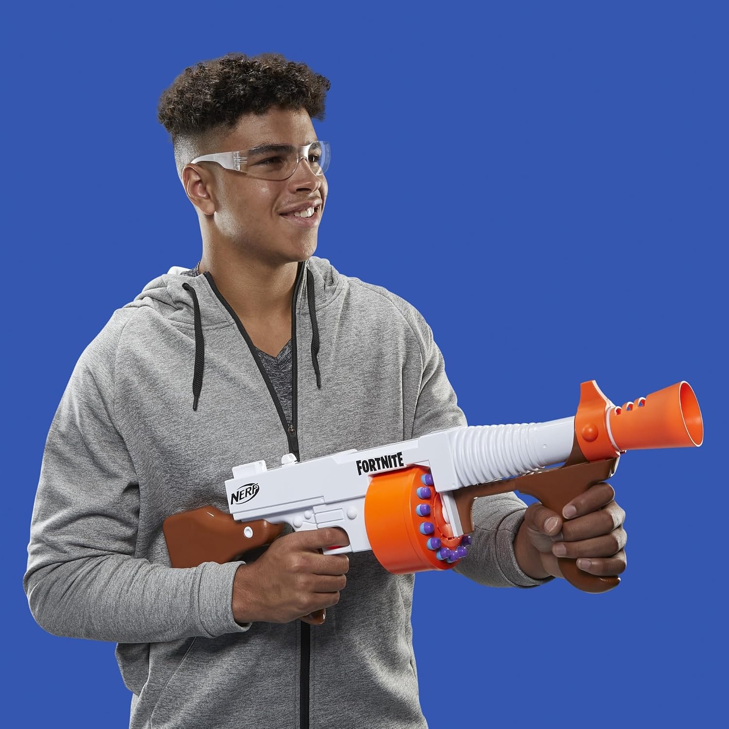 image:imageNerf Fortnite DG Dart Blaster 15Dart Rotating Drum Pump Action 15 Official Nerf Darts