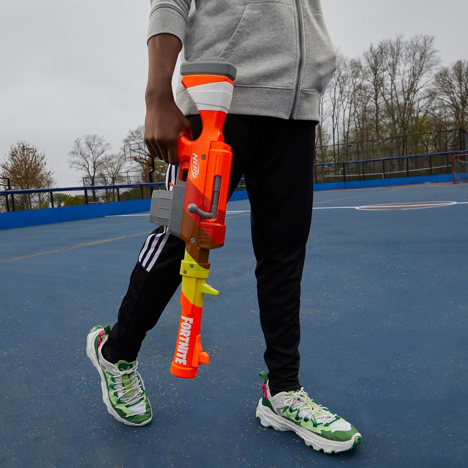 image:imageNerf Fortnite HR Dart Blaster Ruff Wrap Design 6Dart Elite Clip 6 Nerf Elite Darts Rotating Bolt Action Detachable Barrel
