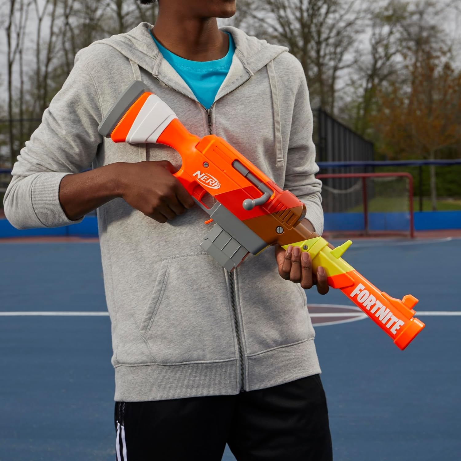 image:imageNerf Fortnite HR Dart Blaster Ruff Wrap Design 6Dart Elite Clip 6 Nerf Elite Darts Rotating Bolt Action Detachable Barrel
