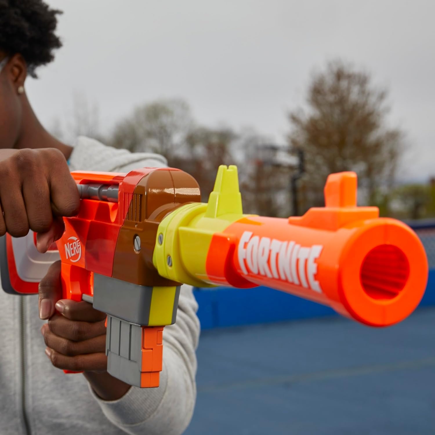 image:imageNerf Fortnite HR Dart Blaster Ruff Wrap Design 6Dart Elite Clip 6 Nerf Elite Darts Rotating Bolt Action Detachable Barrel