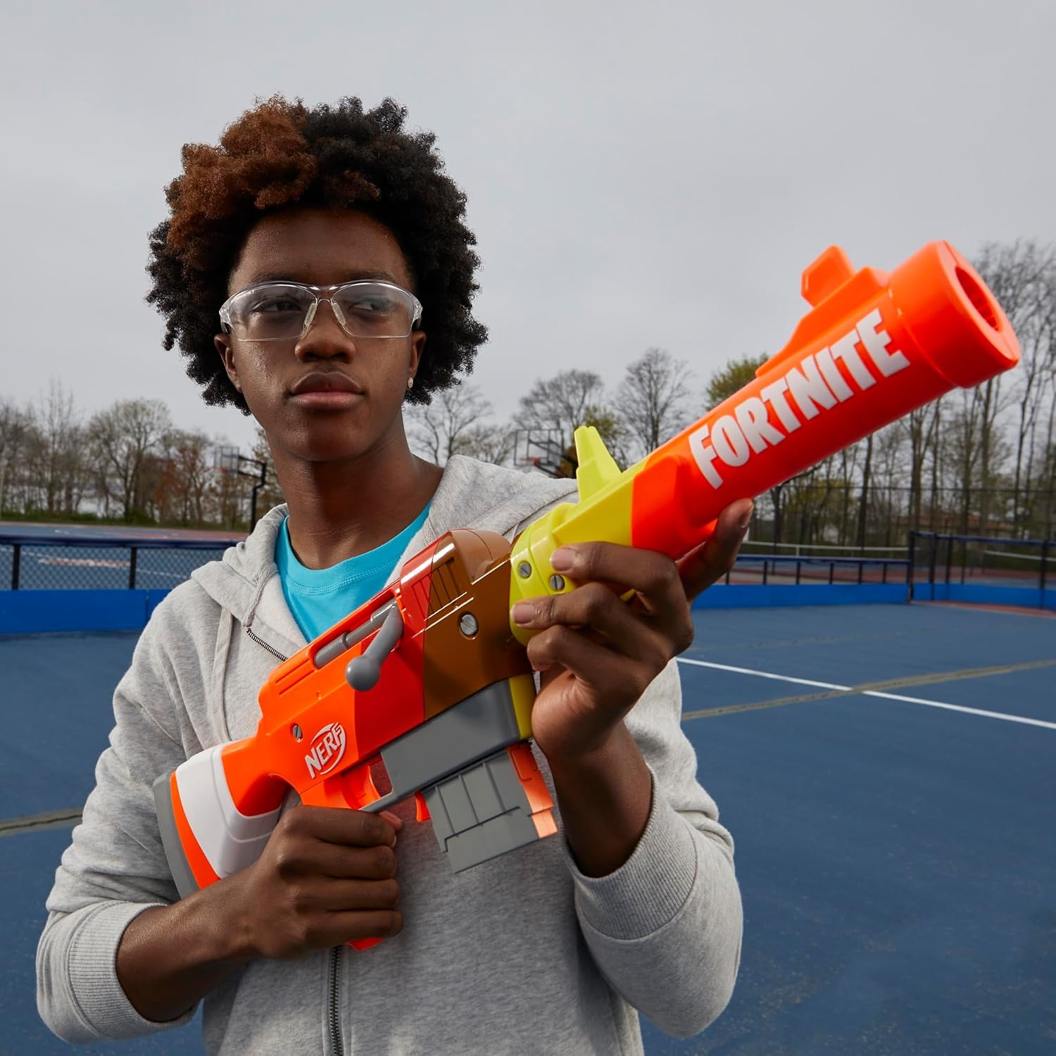 image:imageNerf Fortnite HR Dart Blaster Ruff Wrap Design 6Dart Elite Clip 6 Nerf Elite Darts Rotating Bolt Action Detachable Barrel