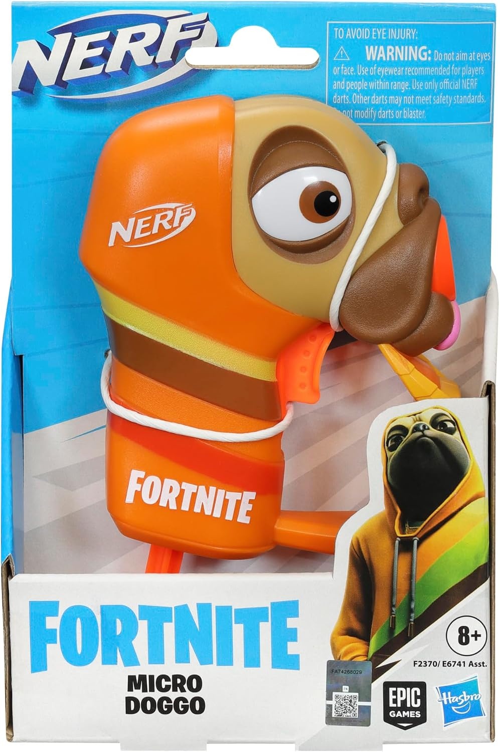 image:imageNerf Fortnite Micro Y0nd3r Mini DartFiring Blaster Fortnite Y0nd3r Outfit Design Includes 2 Nerf Elite Darts and Removable CrownDoggo