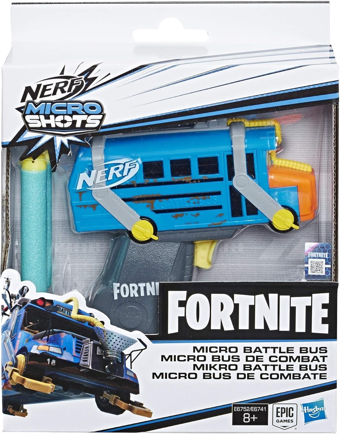 image:imageNerf Fortnite Micro Y0nd3r Mini DartFiring Blaster Fortnite Y0nd3r Outfit Design Includes 2 Nerf Elite Darts and Removable CrownRainbow Smash
