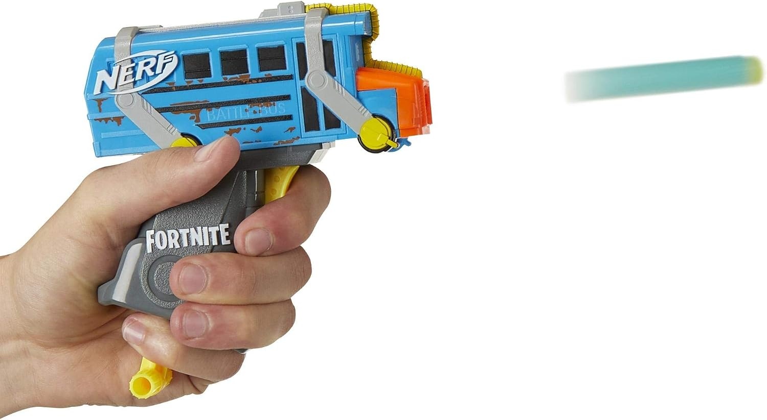 image:imageNerf Fortnite Micro Y0nd3r Mini DartFiring Blaster Fortnite Y0nd3r Outfit Design Includes 2 Nerf Elite Darts and Removable CrownRainbow Smash
