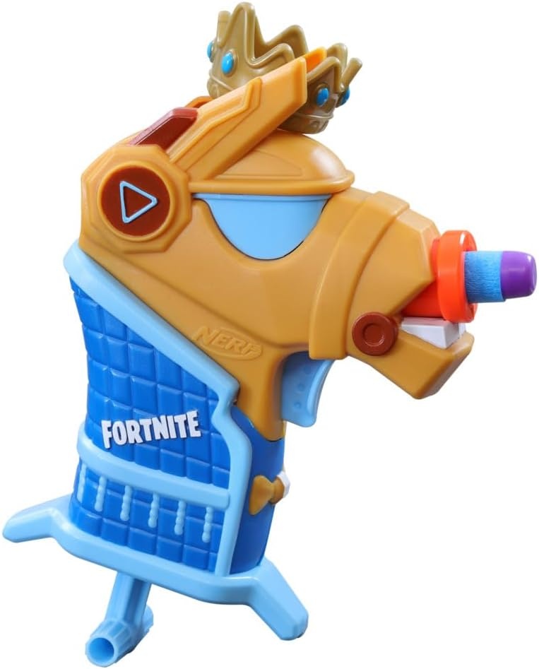 image:imageNerf Fortnite Micro Y0nd3r Mini DartFiring Blaster Fortnite Y0nd3r Outfit Design Includes 2 Nerf Elite Darts and Removable CrownY0nd3r