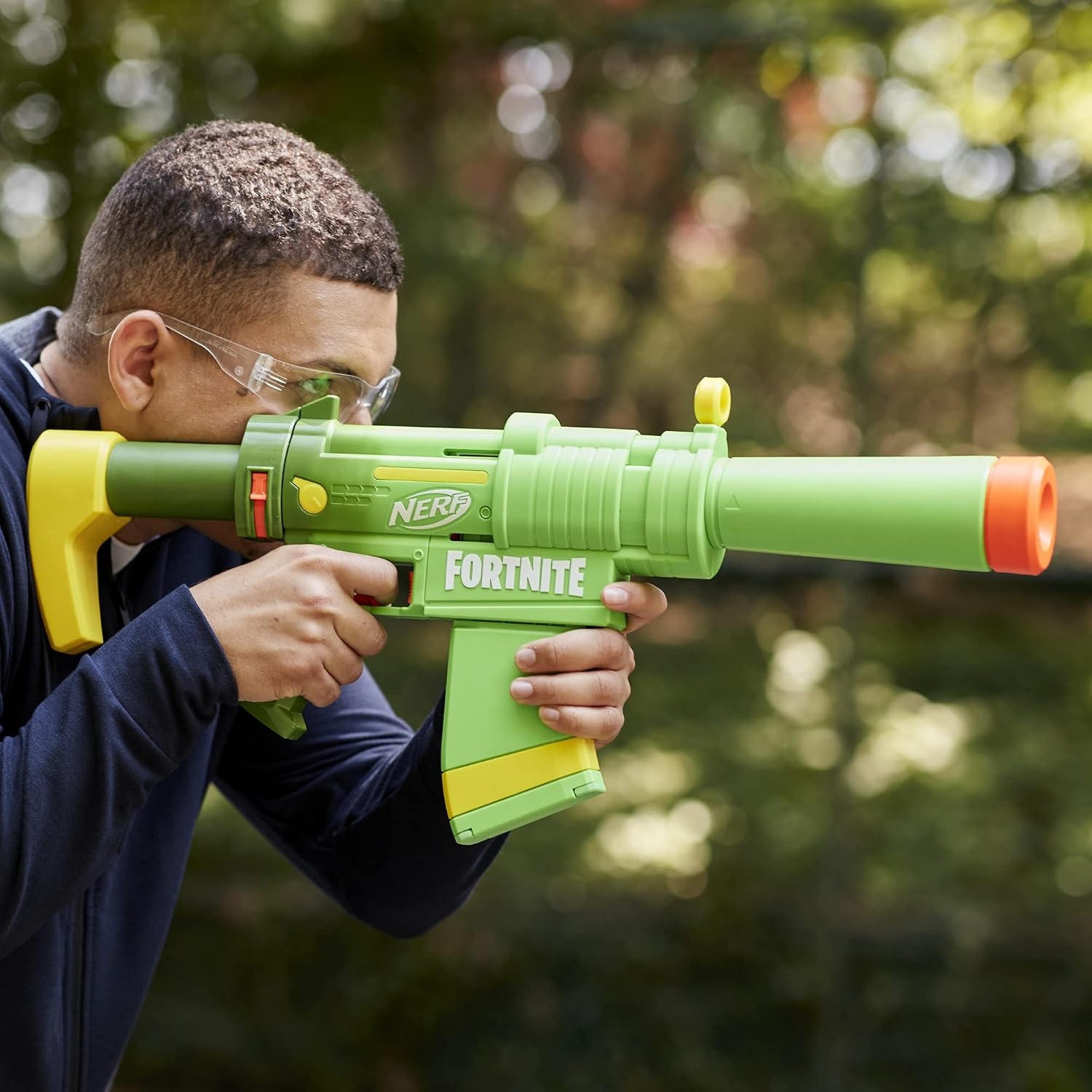 image:imageNerf Fortnite SMGZesty Blaster 10 Nerf Elite Darts 10Dart Clip Removable Stock amp Barrel Fortnite Gifts for Boys amp Girls