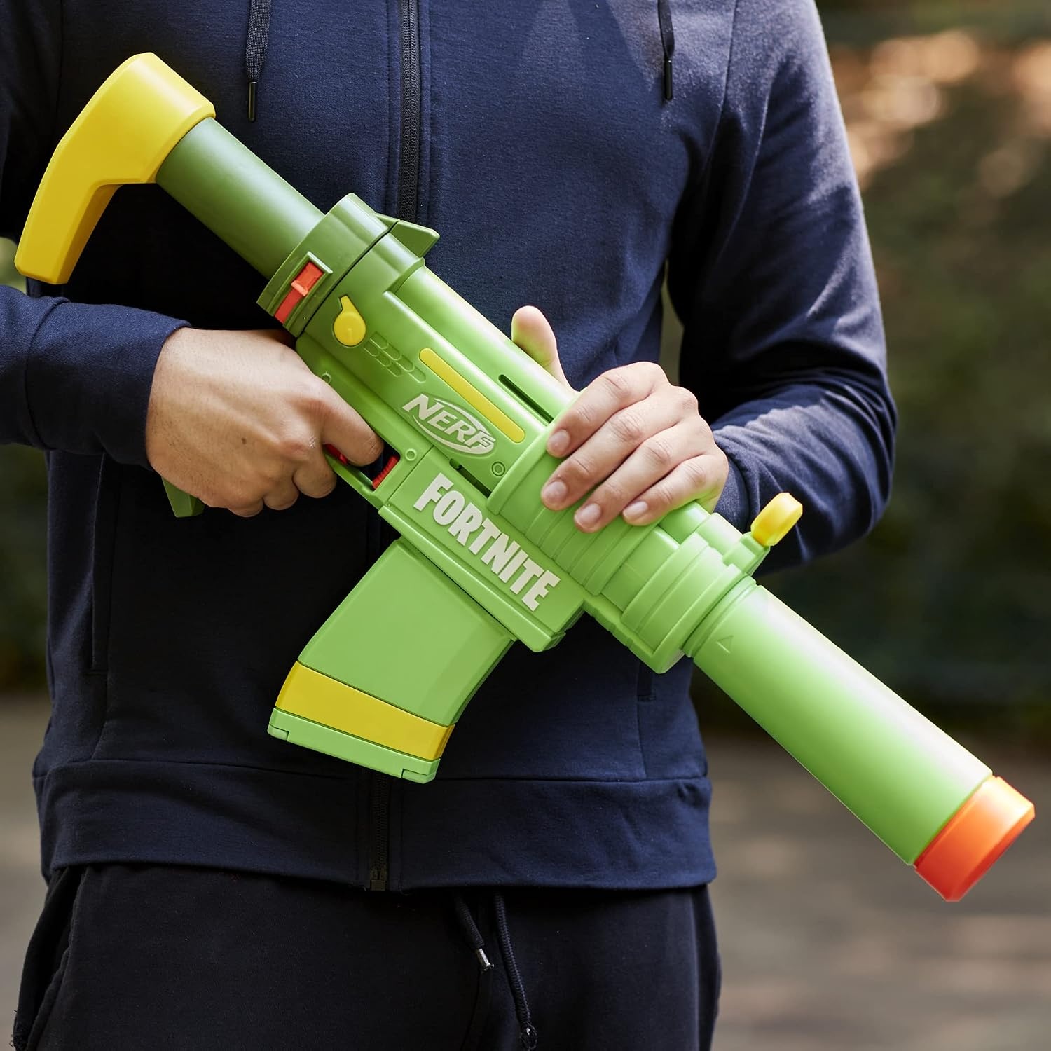 image:imageNerf Fortnite SMGZesty Blaster 10 Nerf Elite Darts 10Dart Clip Removable Stock amp Barrel Fortnite Gifts for Boys amp Girls