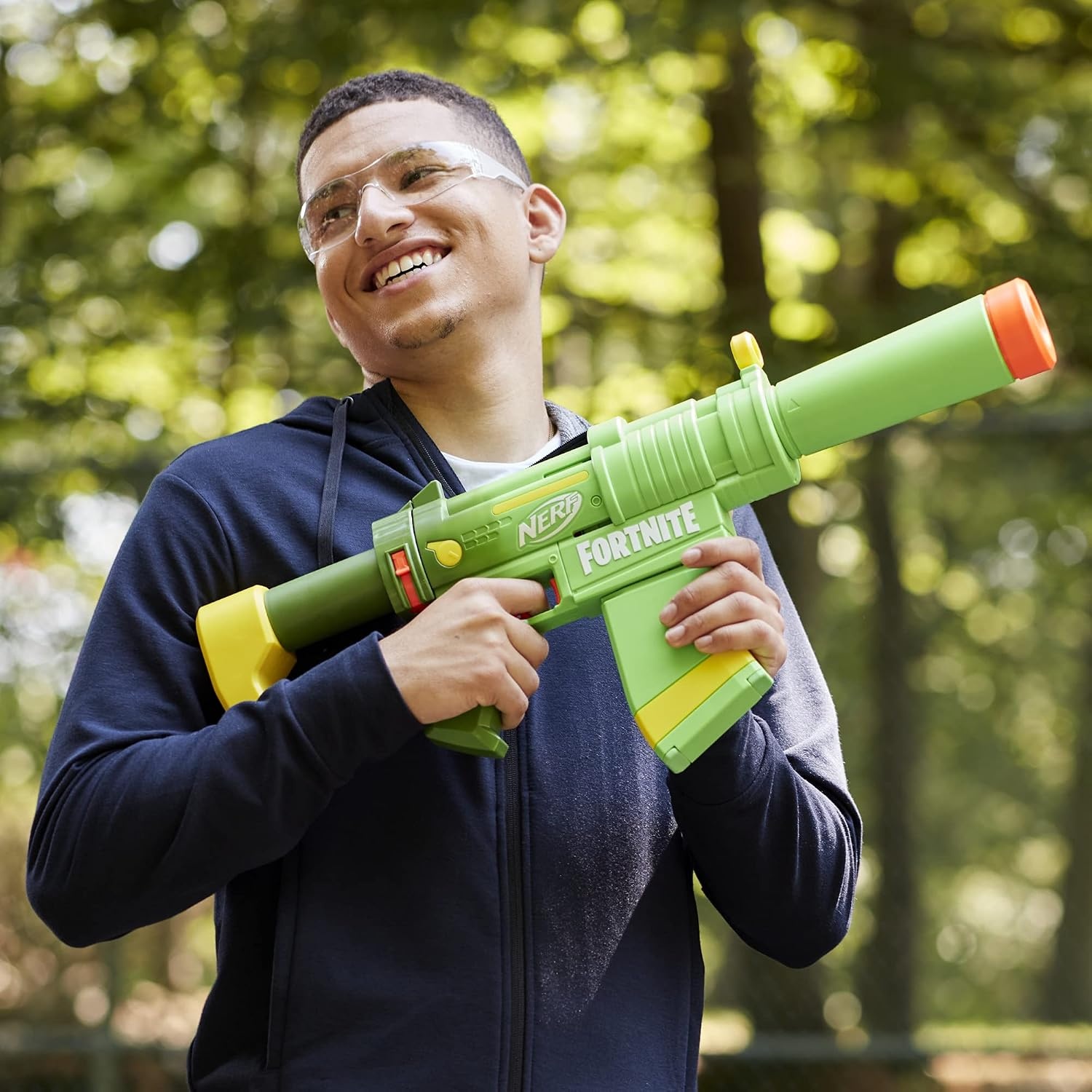 image:imageNerf Fortnite SMGZesty Blaster 10 Nerf Elite Darts 10Dart Clip Removable Stock amp Barrel Fortnite Gifts for Boys amp Girls