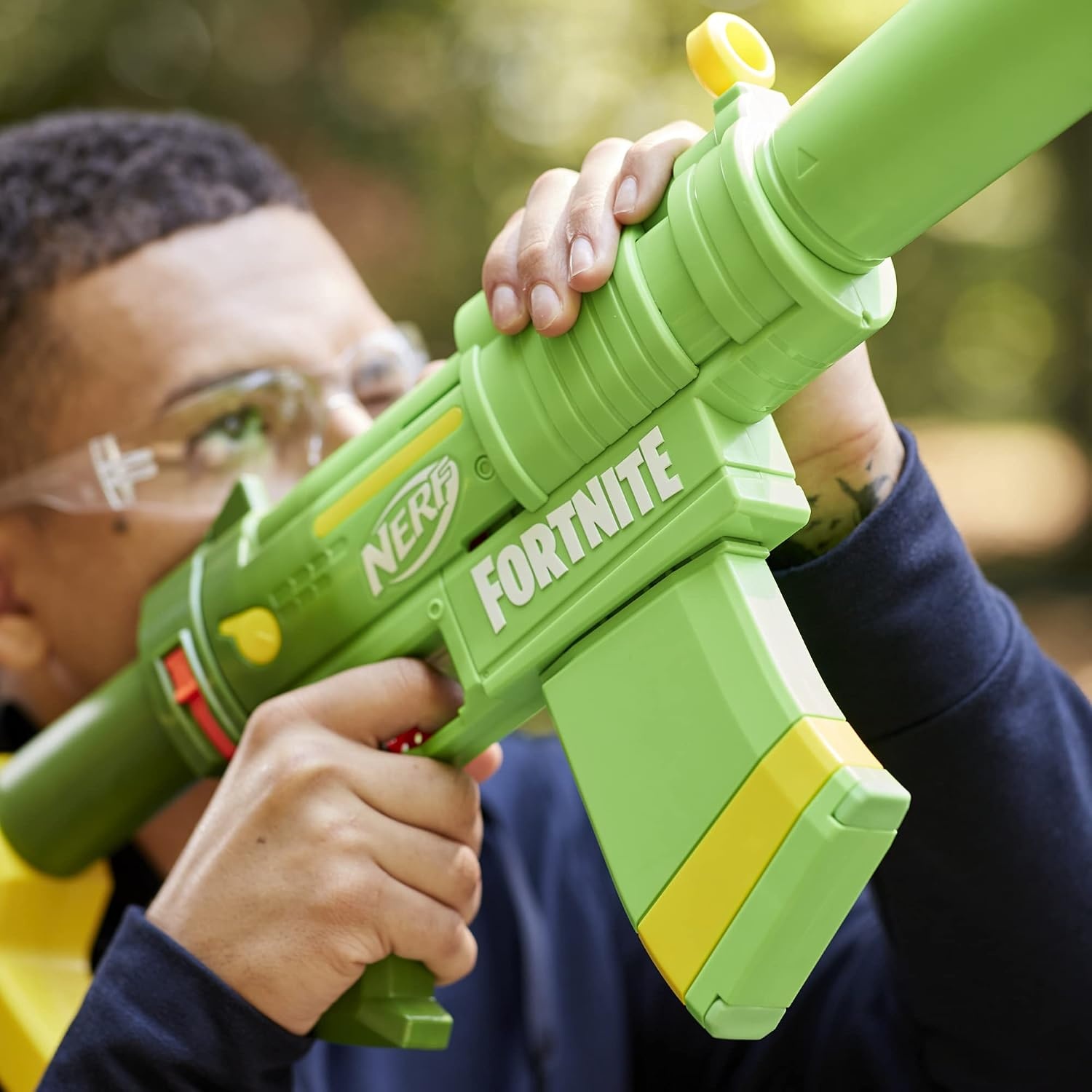 image:imageNerf Fortnite SMGZesty Blaster 10 Nerf Elite Darts 10Dart Clip Removable Stock amp Barrel Fortnite Gifts for Boys amp Girls