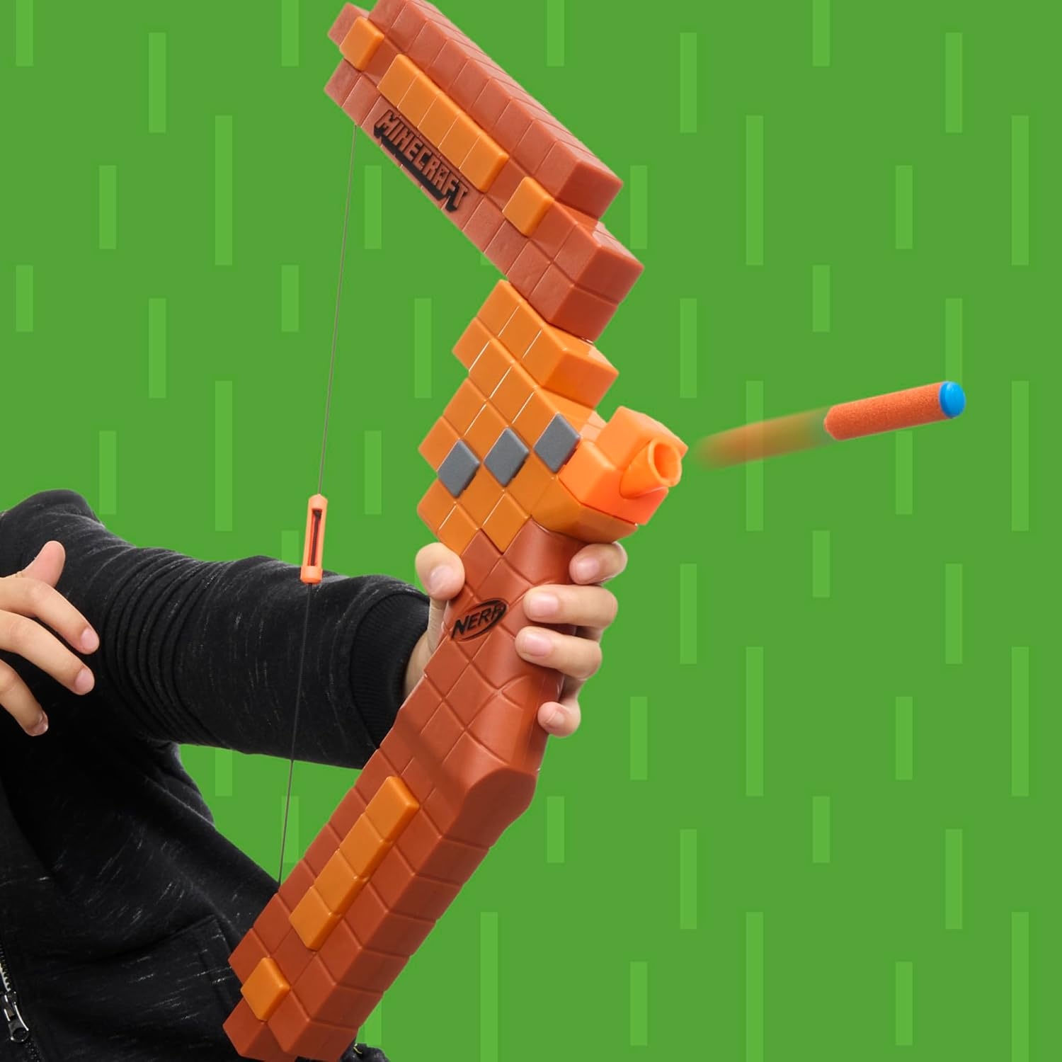 image:imageNerf Minecraft Bow Dart Blaster PullBack String Priming 8 N1 Darts Compatible Only N1 Dart Blasters Ages 8Standard Packaging