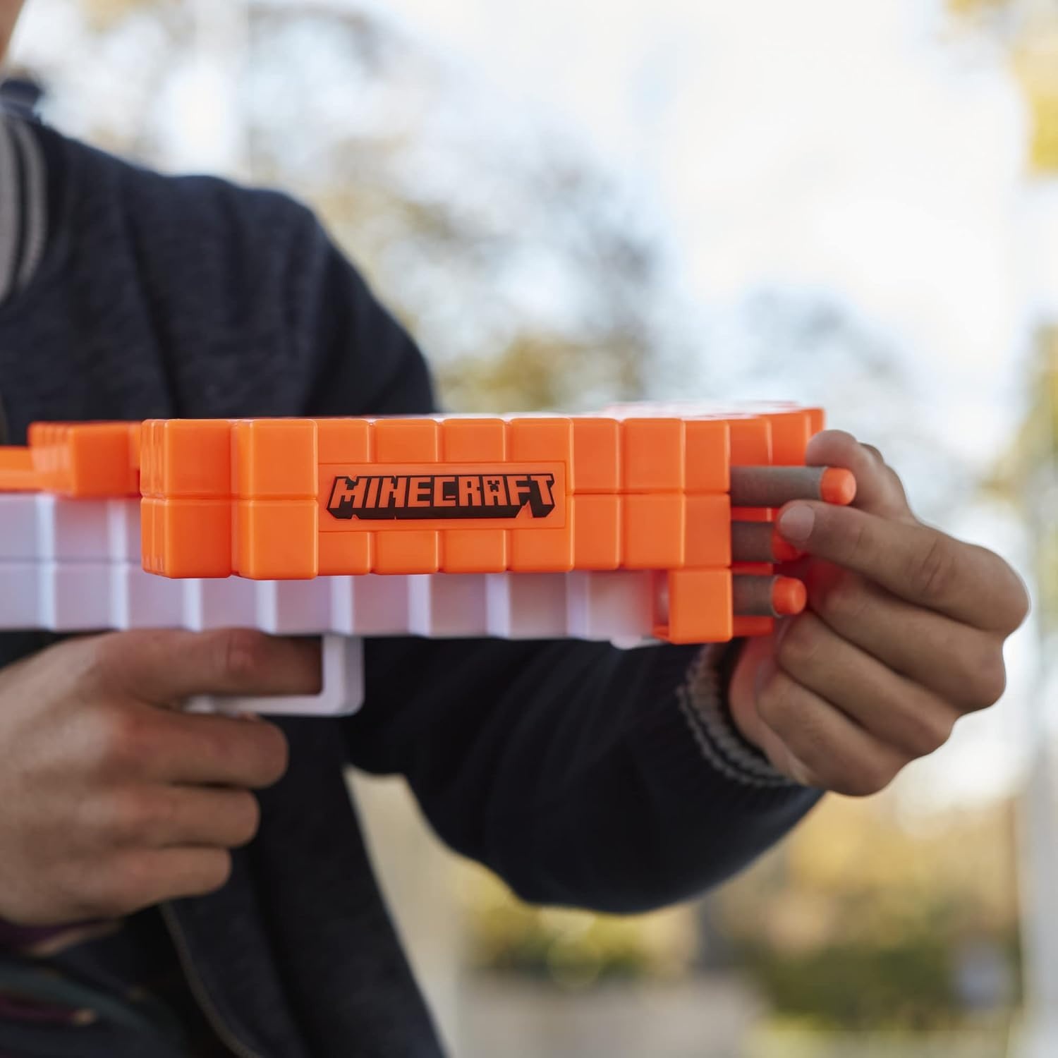 image:imageNerf Minecraft Pillagers DartBlasting Crossbow Includes 3 Elite Darts Real Crossbow Action Toys for 8 Year Old Boys and Girls and Up
