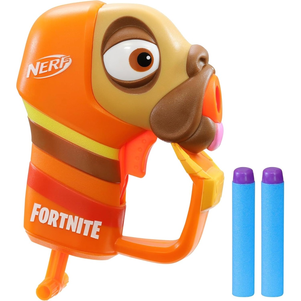 image:imageNerf Fortnite Micro Y0nd3r Mini DartFiring Blaster Fortnite Y0nd3r Outfit Design Includes 2 Nerf Elite Darts and Removable CrownDoggo