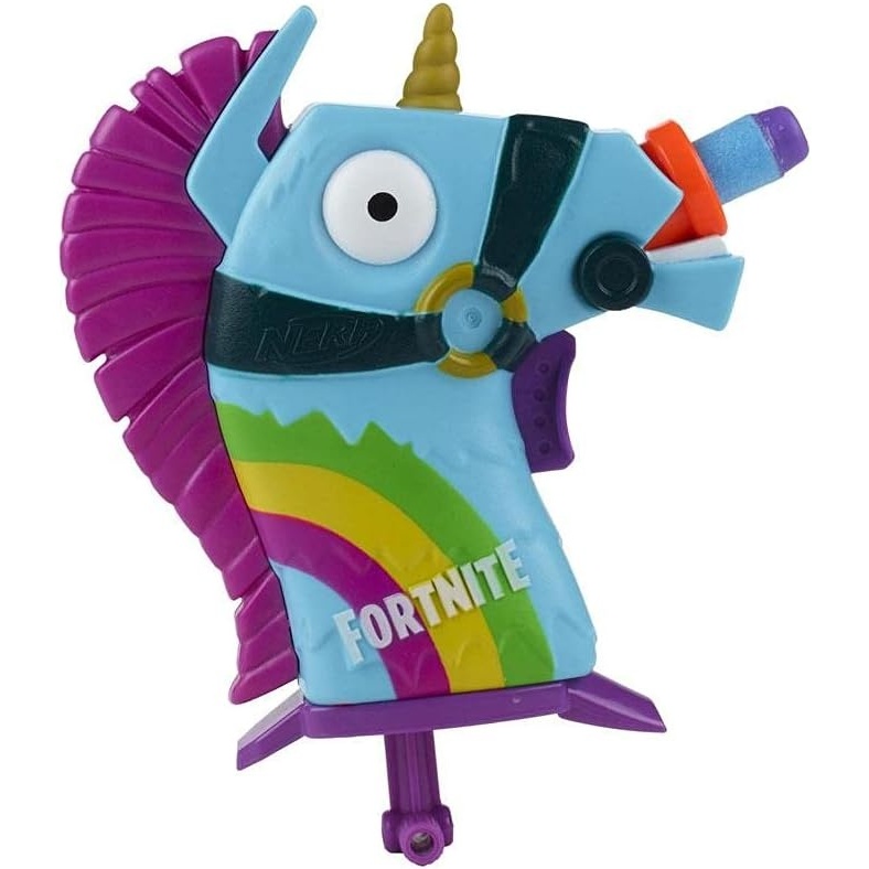 image:imageNerf Fortnite Micro Y0nd3r Mini DartFiring Blaster Fortnite Y0nd3r Outfit Design Includes 2 Nerf Elite Darts and Removable CrownRainbow Smash