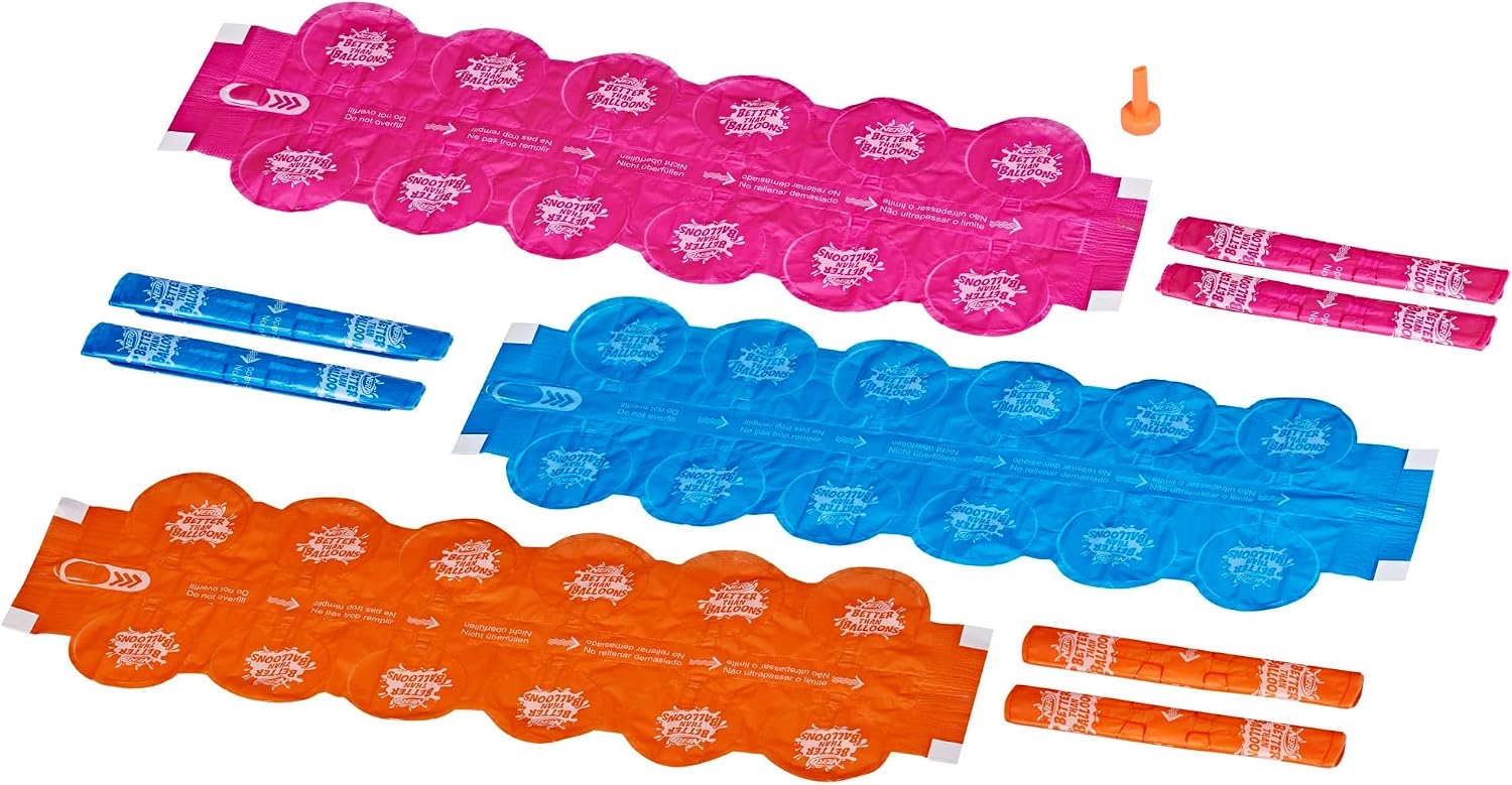 image:imageNERF Better Than Balloons Water Toys 108 Pods Easy 1 Piece Clean Up Lots of Ways to Play Backyard Water Fun Gifts for Kids Ages 3