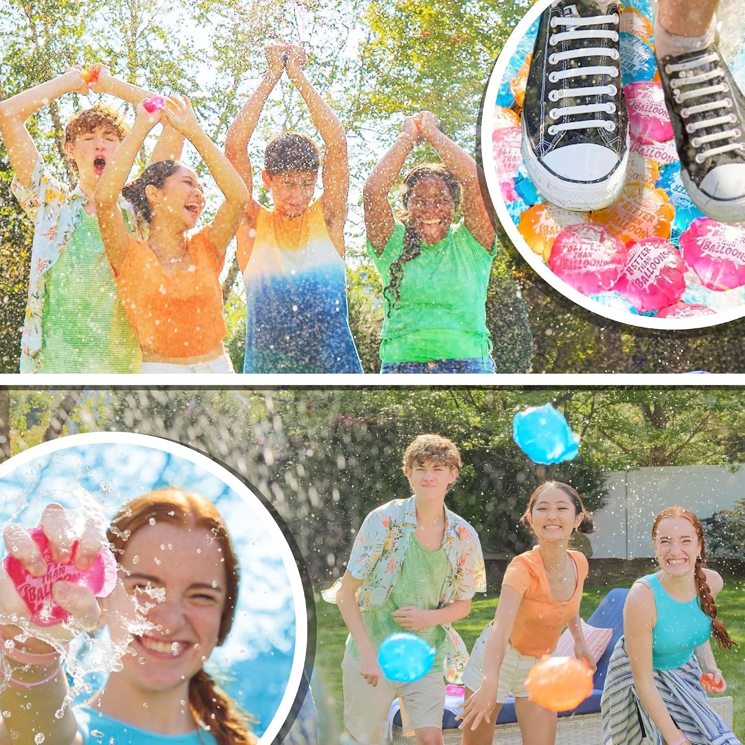 image:imageNERF Better Than Balloons Water Toys Easy 1 Piece Clean Up 36 Pods Lots of Ways to Play Backyard Water Fun Gifts for Kids Ages 3