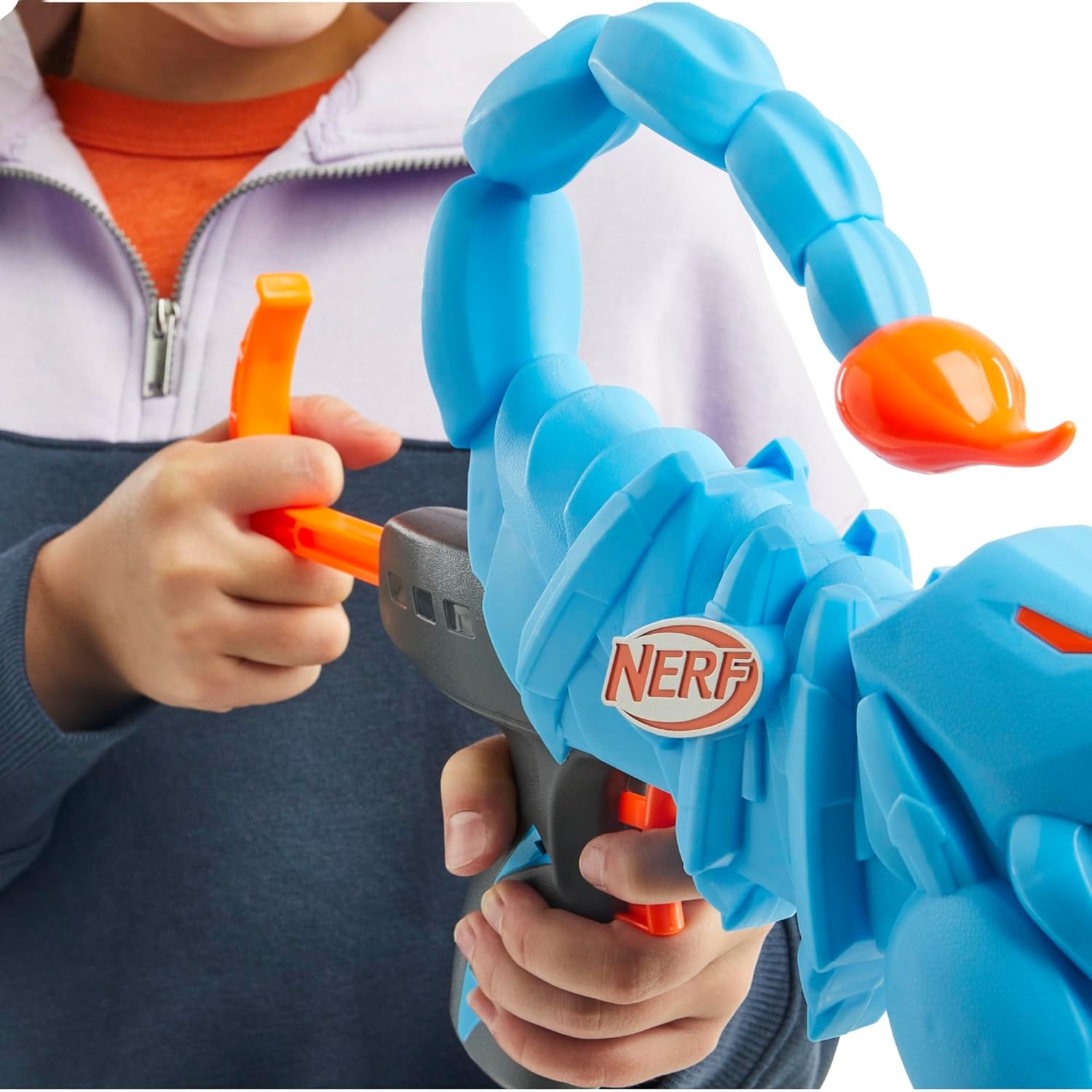 image:imageNERF Junior Wild Sharkfire Easy Play Dart Blaster 8 Nerf Elite Darts Nerf Blaster Shark Toys for 6 Year Old Boys amp Girls amp Up Outdoor ToysScorpion 2pack