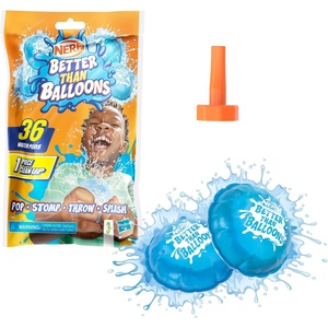 NERF Better Than Balloons Water Toys, Easy 1 Piece Clean Up, 36 Pods, Lots of Ways to Play, Backyard Water Fun, Gifts for Kids, Ages 3+