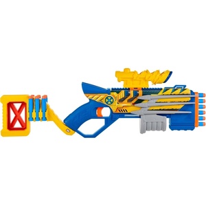 Nerf Marvel Wolverine Blaster, Scope, 6-Dart Storage Stock, Pump Action, 12 Nerf Elite Darts, Gifts for Kids Ages 8+