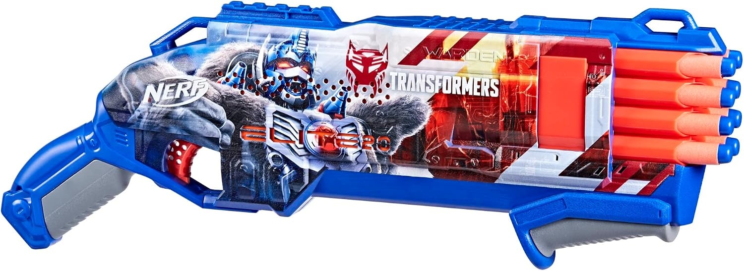 image:imageNERF Transformers Optimus Primal Dart Blaster 16 Nerf Elite Darts Pump Action Toy Foam Blasters for 8 Year Old Boys amp Girls amp Up
