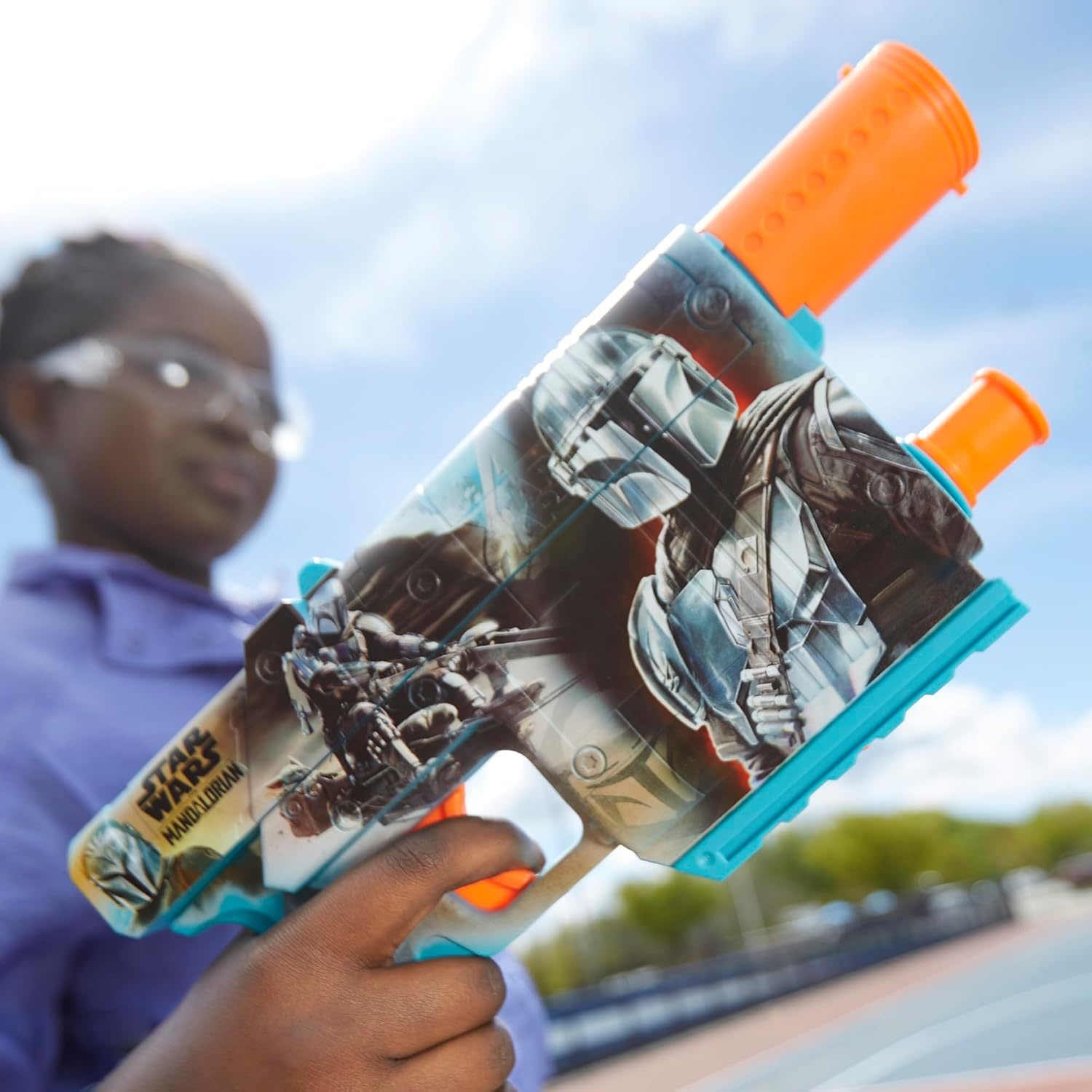 image:imageNerf Star Wars The Mandalorian Dart Blaster 12 Elite Darts Internal Clip Toy Foam Blasters for 8 Year Old Boys amp Girls amp Up