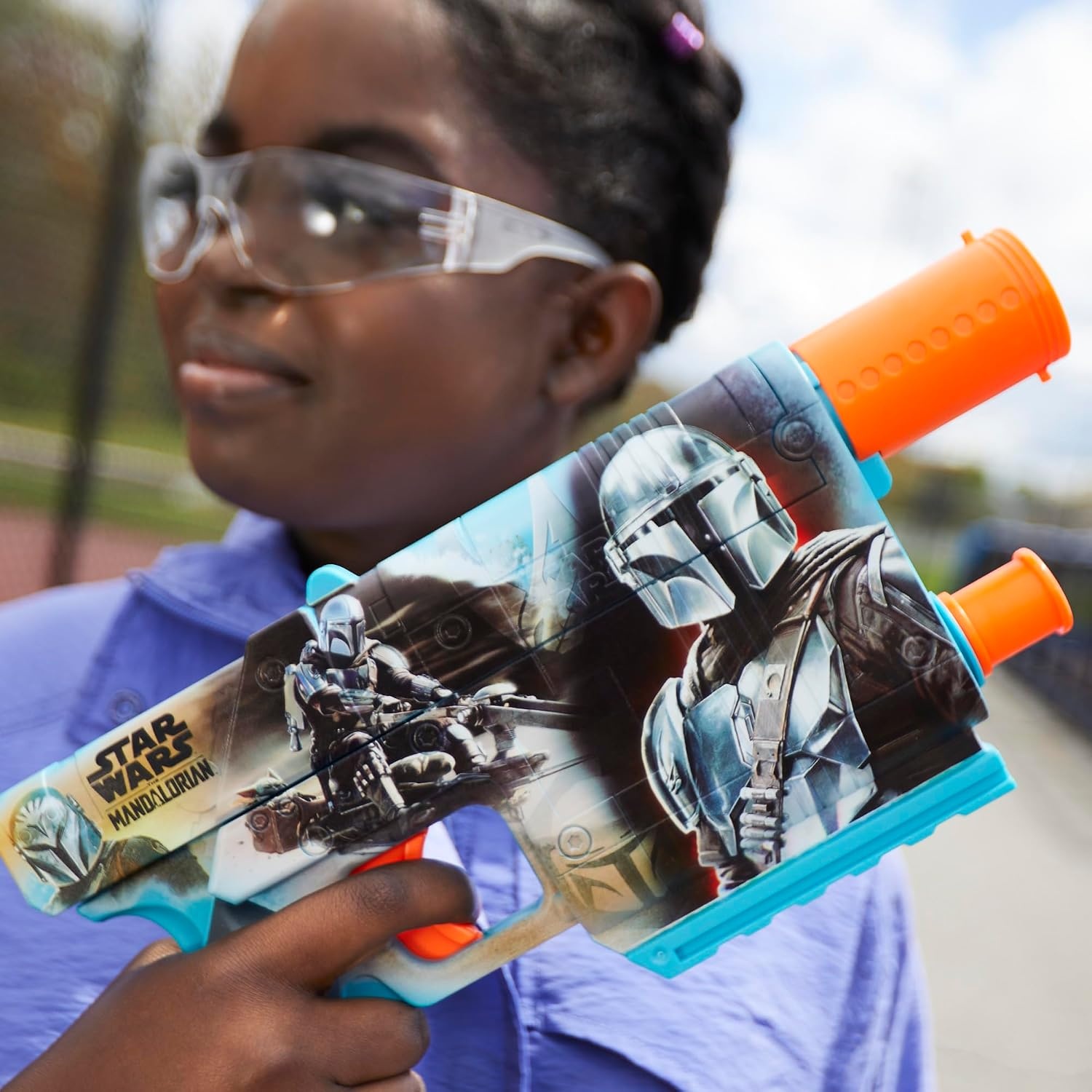 image:imageNerf Star Wars The Mandalorian Dart Blaster 12 Elite Darts Internal Clip Toy Foam Blasters for 8 Year Old Boys amp Girls amp Up