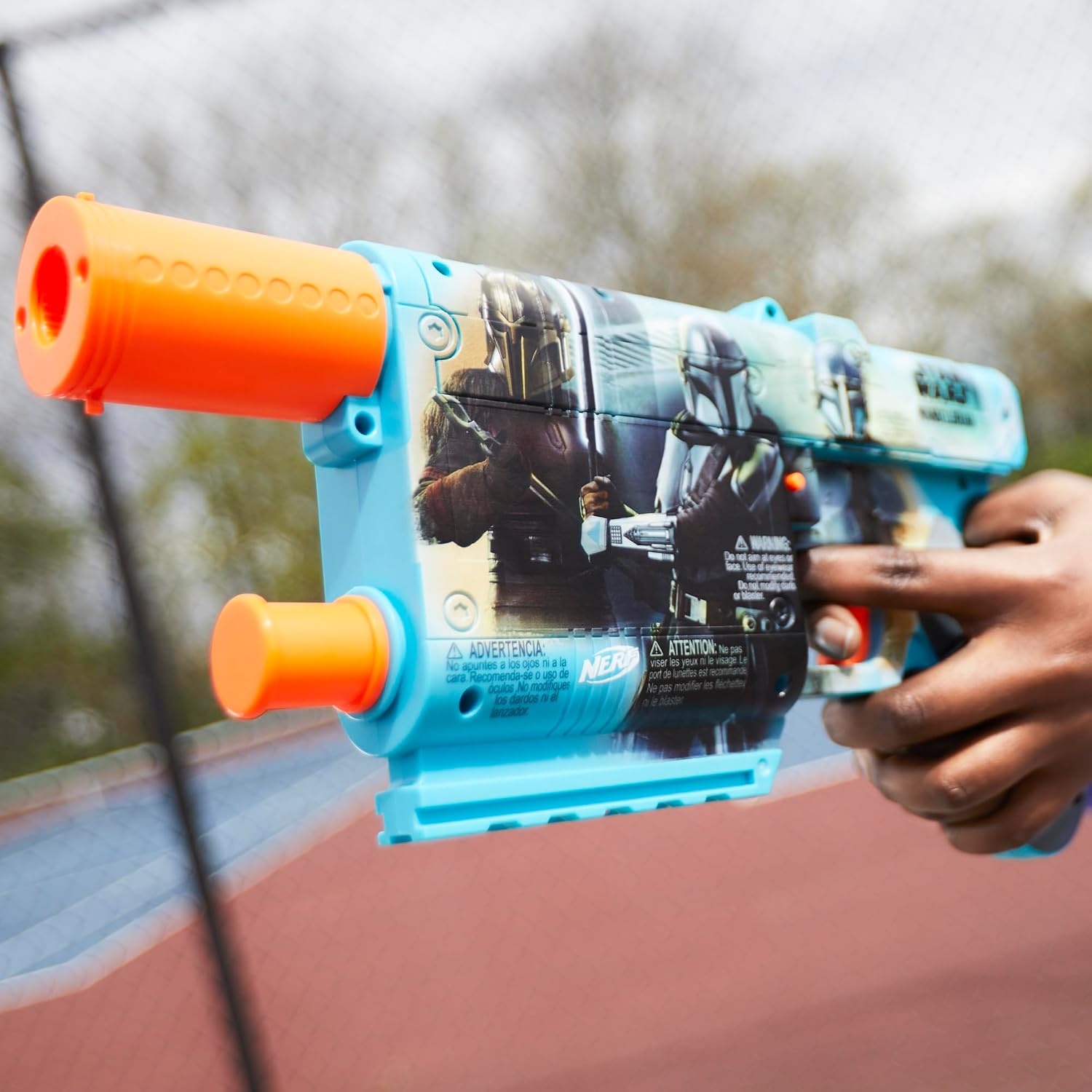 image:imageNerf Star Wars The Mandalorian Dart Blaster 12 Elite Darts Internal Clip Toy Foam Blasters for 8 Year Old Boys amp Girls amp Up