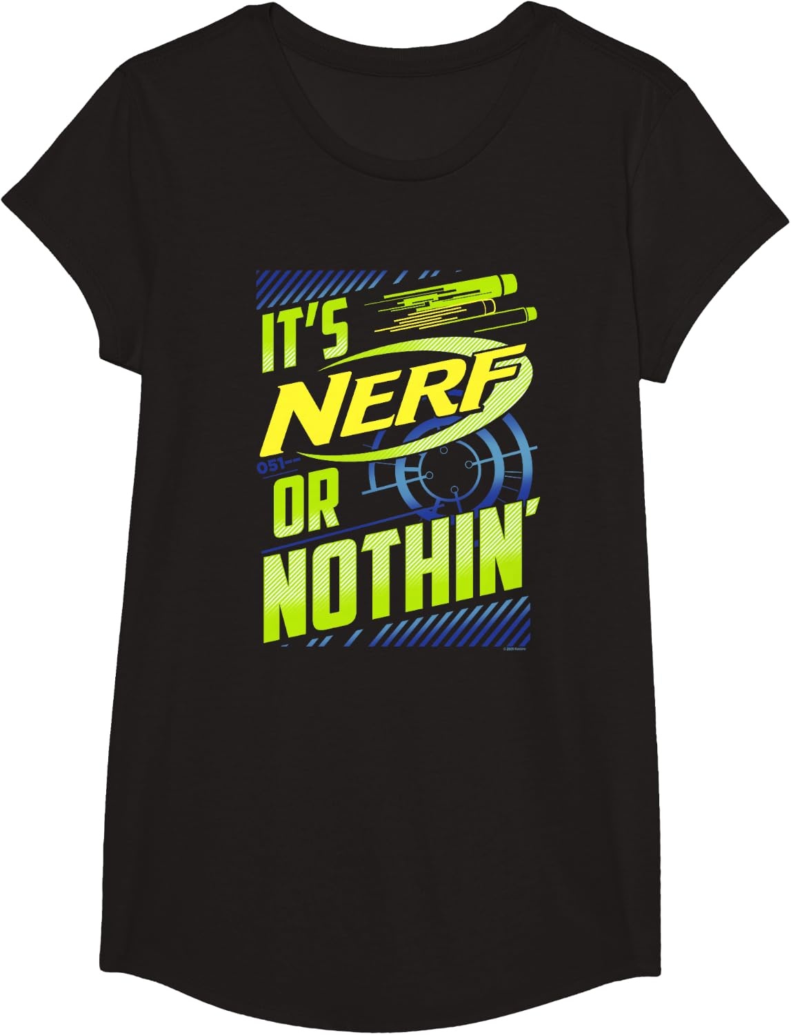 image:imageNerf Its Nerf Or Nothin Vintage Bullseye Logo TShirtBlack