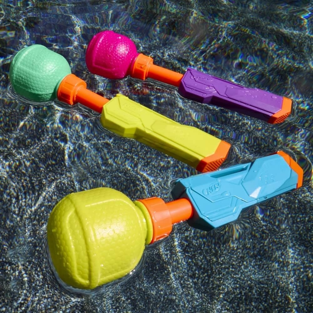 image:imageNerf Super Soaker Bottle Burst Trio 3 Pump Action Water Toys Removable 4 Fl Oz Capacity Bottles Kids Outdoor Toys Ages 6