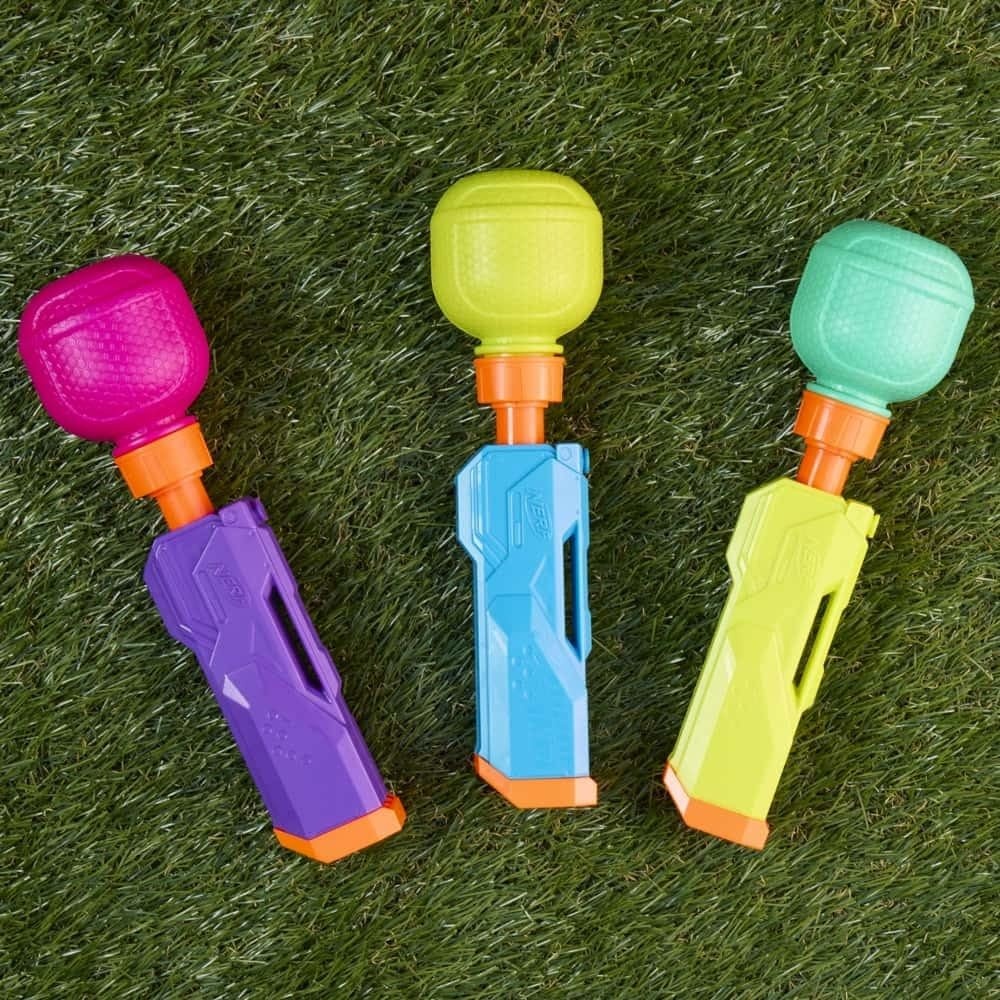 image:imageNerf Super Soaker Bottle Burst Trio 3 Pump Action Water Toys Removable 4 Fl Oz Capacity Bottles Kids Outdoor Toys Ages 6