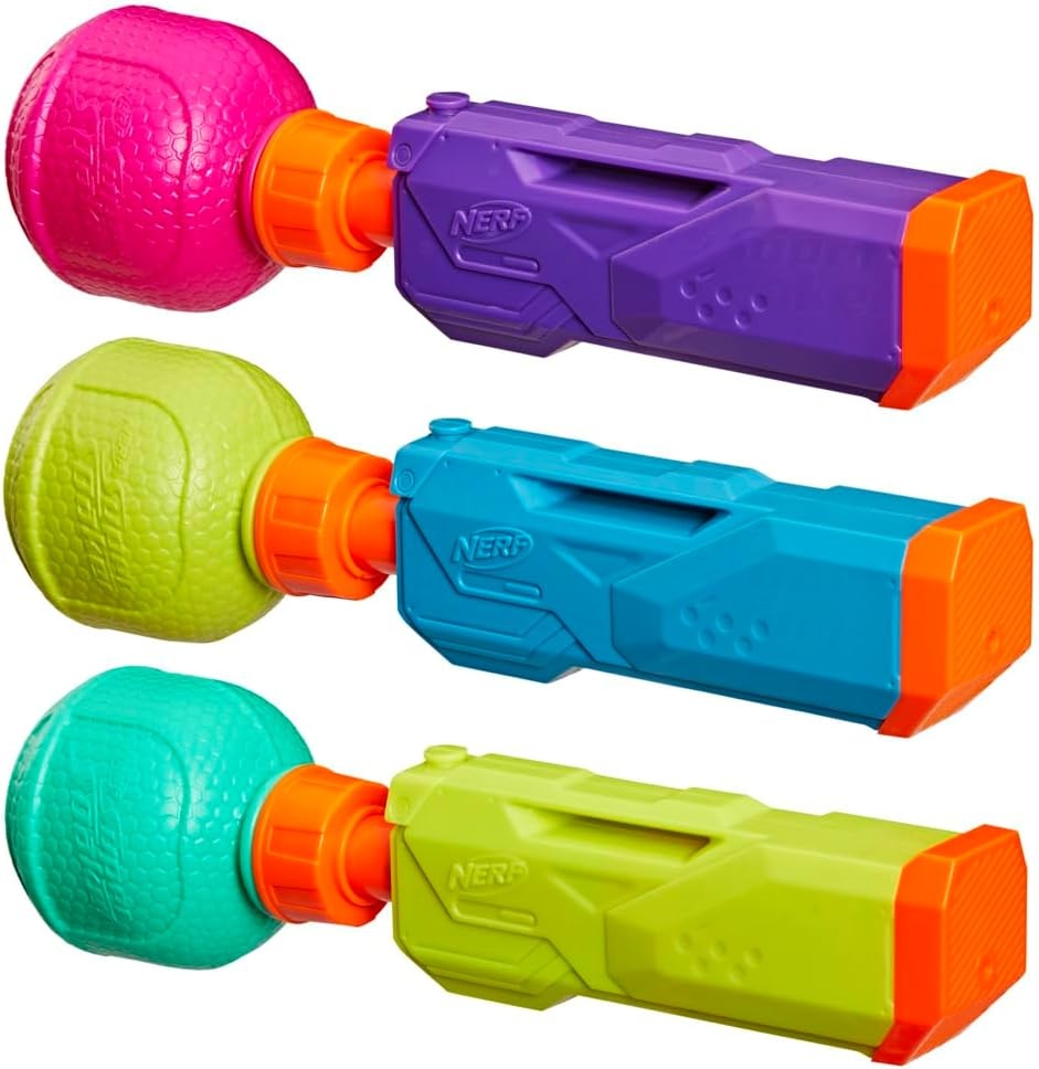image:imageNerf Super Soaker Bottle Burst Trio 3 Pump Action Water Toys Removable 4 Fl Oz Capacity Bottles Kids Outdoor Toys Ages 6