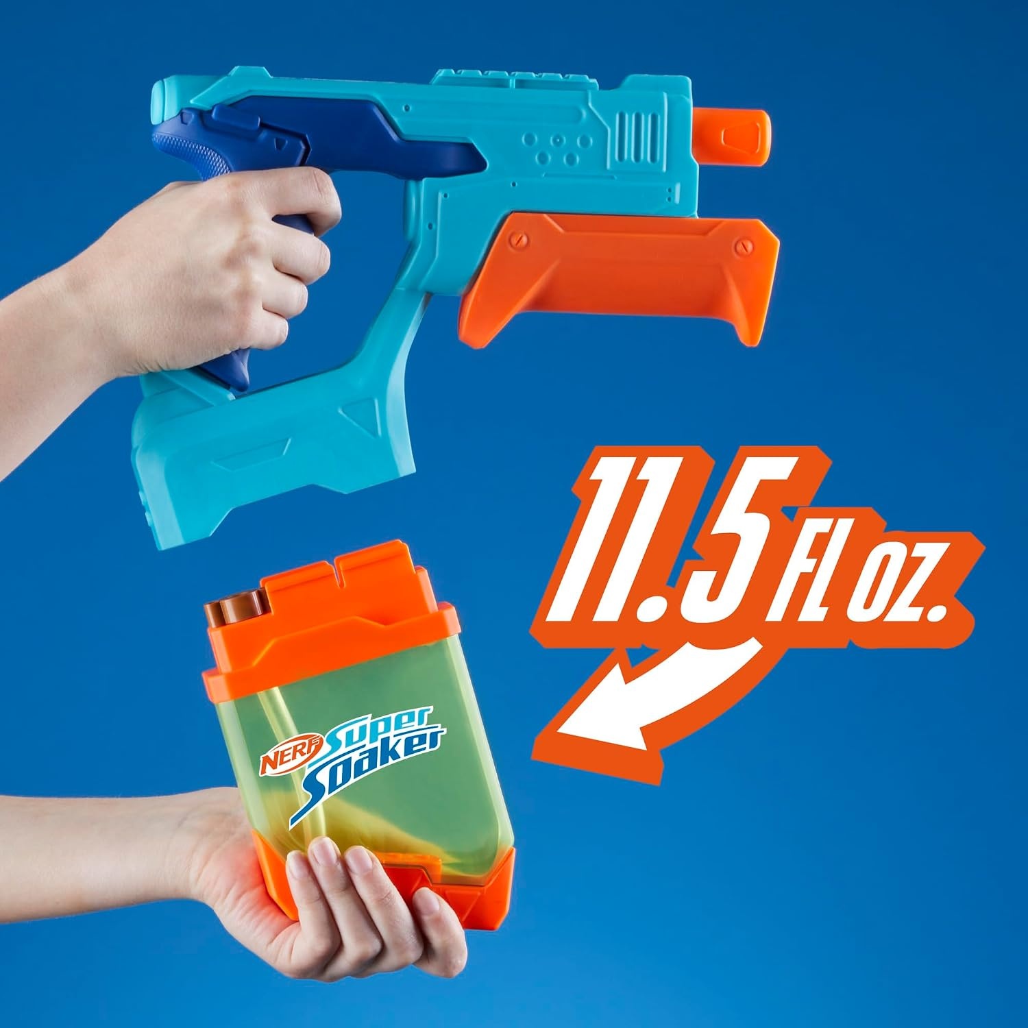 image:imageNerf Super Soaker DunkFill 2Pack 2 Water Blasters Easy Instant Fill Tanks Just Dunk amp Go 101 Fluid Ounce Tanks Water Toys Ages 6