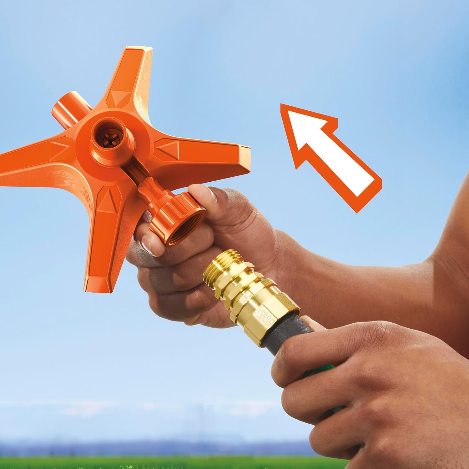 image:imageNerf Super Soaker Power Drench Water Blaster High Performance Pressurized Blasting Easy Hose Fill Station Water Toys Ages 8