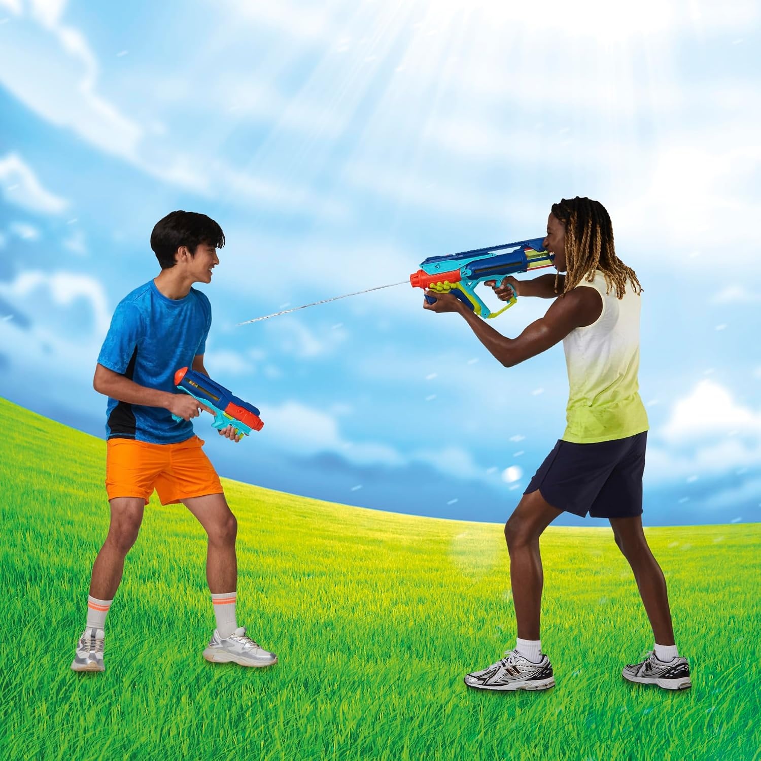 image:imageNerf Super Soaker Power Drench XL Water Blaster High Performance Pressurized Blasting Easy Fill Station Water Toys Ages 8