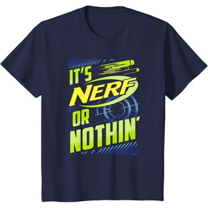 Nerf It’s Nerf Or Nothin’ Vintage Bullseye Logo T-Shirt(Navy Blue)