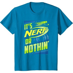 Nerf It’s Nerf Or Nothin’ Vintage Bullseye Logo T-Shirt(Sapphire Blue)