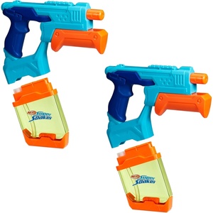 Nerf Super Soaker Dunk-Fill 2-Pack, 2 Water Blasters, Easy Instant Fill Tanks, Just Dunk & Go, 10.1 Fluid Ounce Tanks, Water Toys, Ages 6+