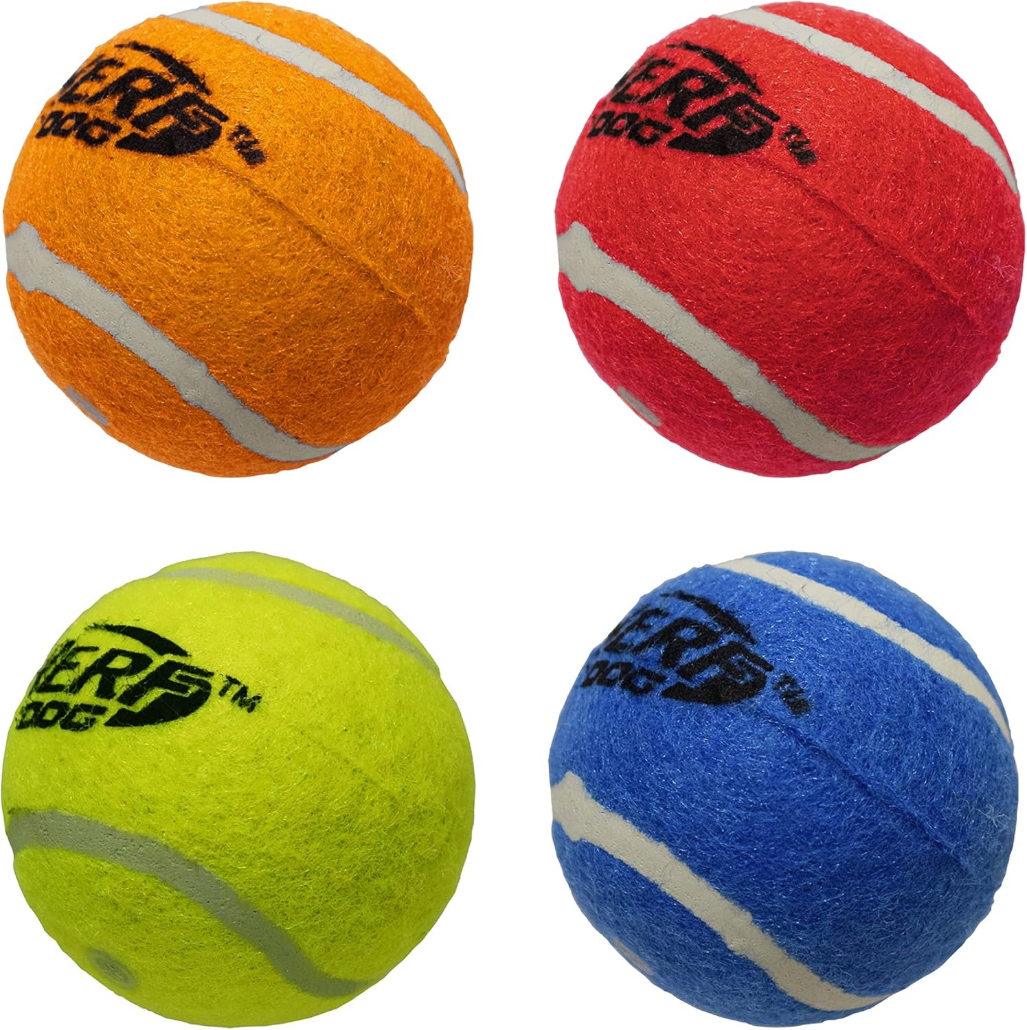 image:imageNerf Dog 55in Wave Squeak Football Orange
