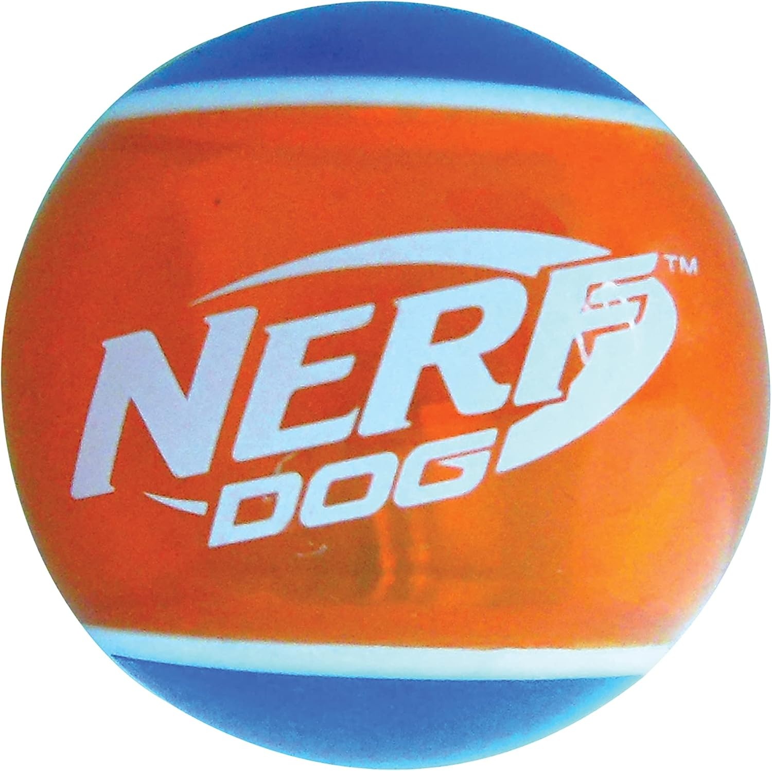 image:imageNerf Dog Rubber Tennis Ball Squeak Toy Durable WaterResistant 25in 2 Pack