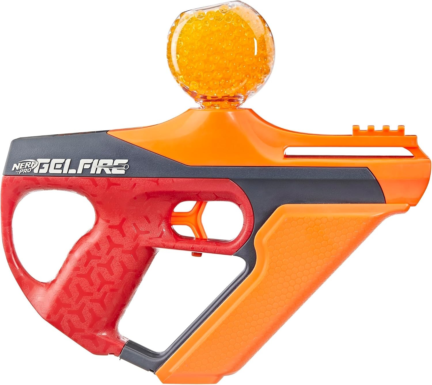 image:imageNerf Pro Gelfire Uproar Full Auto Blaster 150 FPS 10000 Gelfire Rounds 400 Round Hopper Eyewear Ages 14