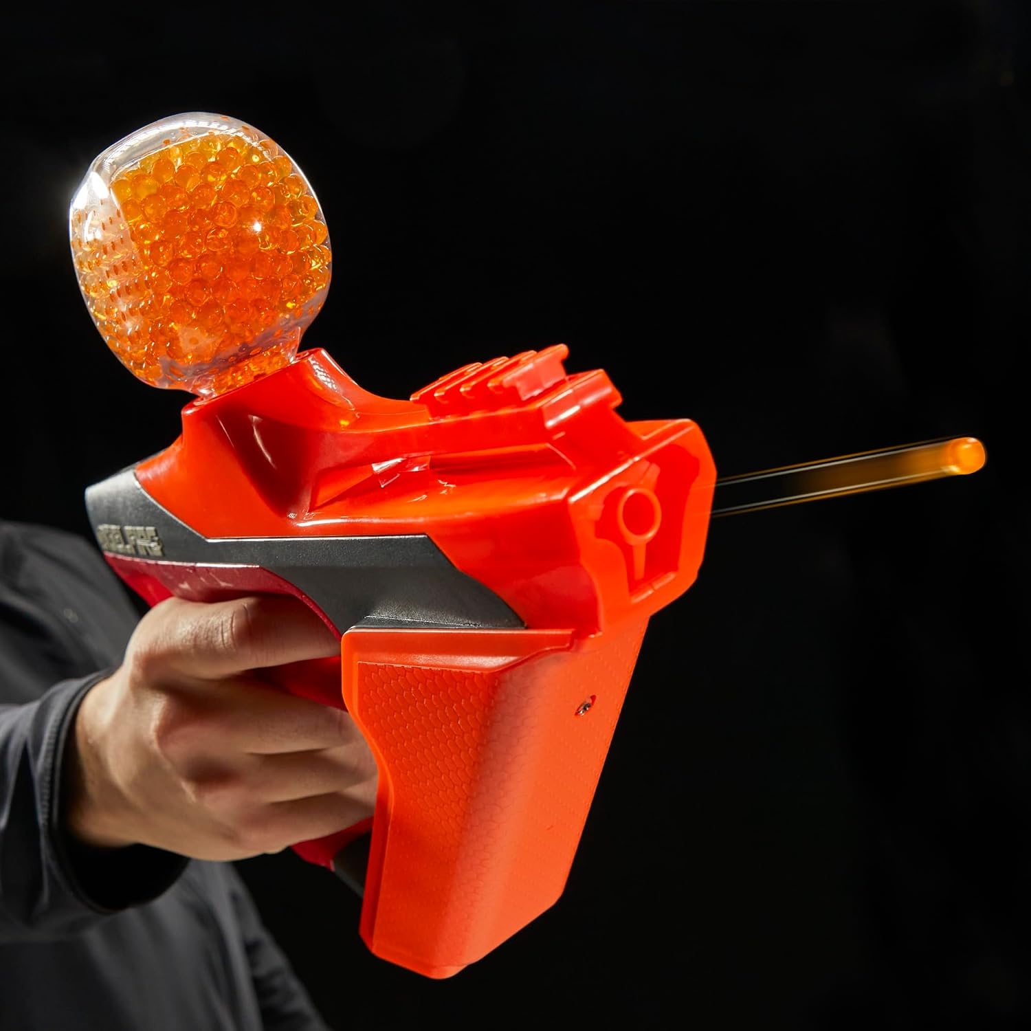 image:imageNerf Pro Gelfire Uproar Full Auto Blaster 150 FPS 10000 Gelfire Rounds 400 Round Hopper Eyewear Ages 14