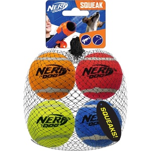 Nerf Dog 5.5in Wave Squeak Football – Orange