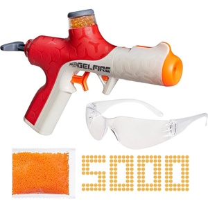Nerf Pro Gelfire Twist Shot Blaster, 150 FPS, 5,000 Gelfire Rounds, T-Pull Priming, Integrated 80 Round Hopper, Eyewear, Ages 14+