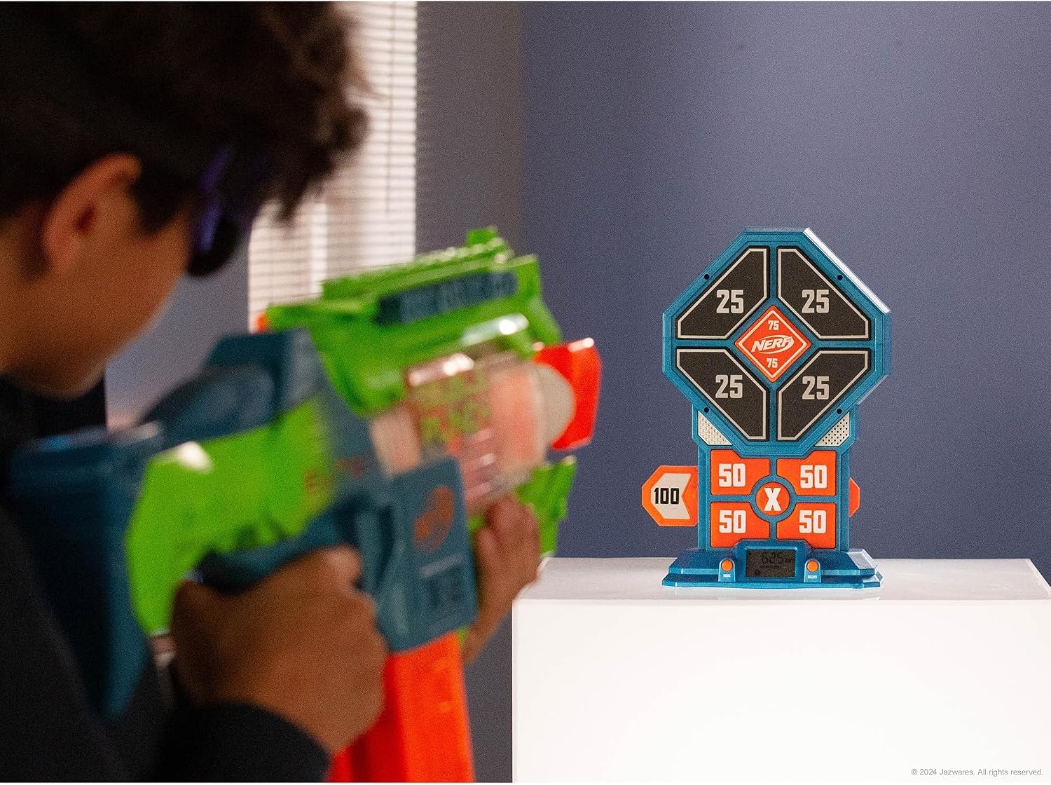 image:imageNERF Extreme Challenge Digital Target Target Board with Impact Targets LCD Lights and Sounds