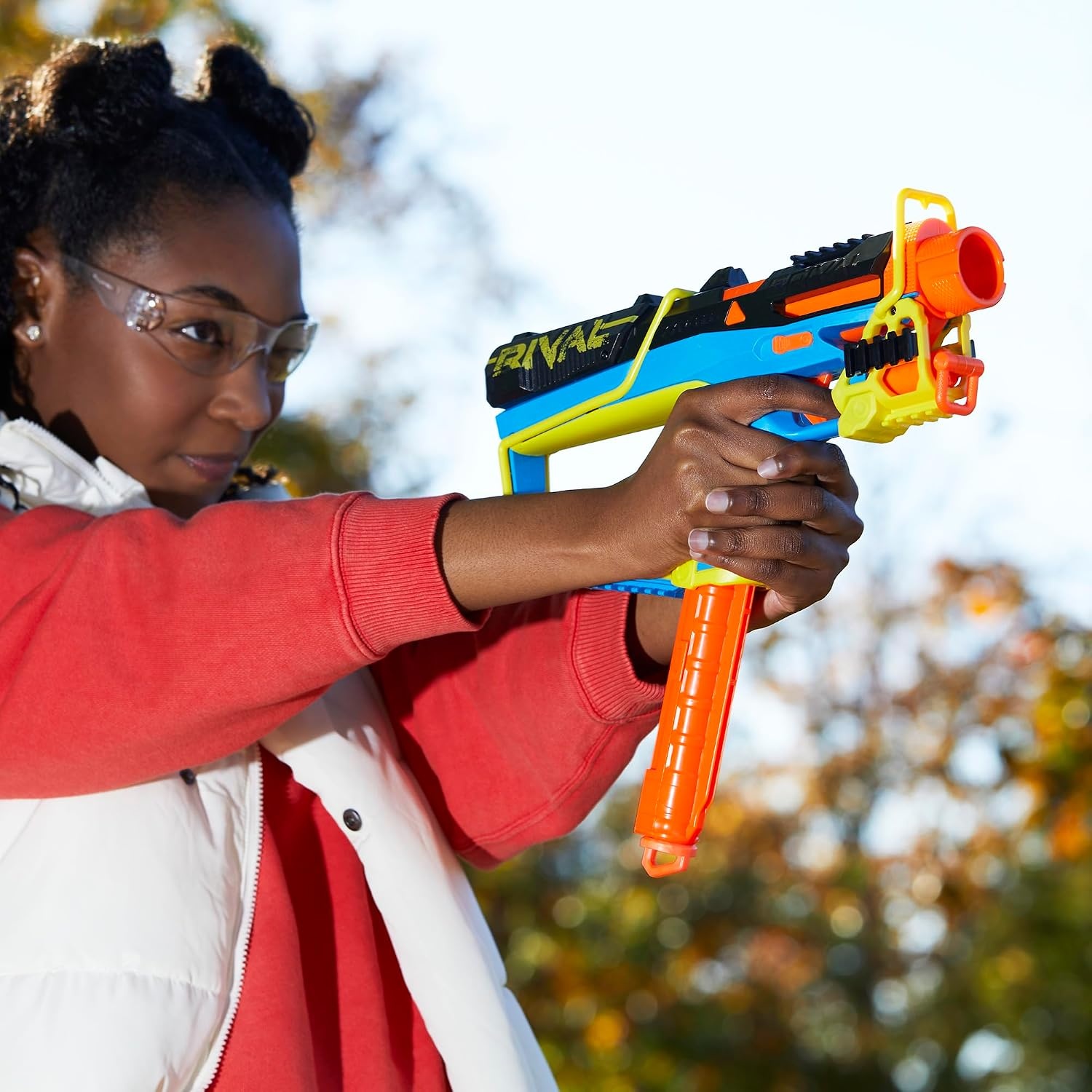 image:imageNerf Rival Mirage XXIV800 Blaster 10 Nerf Rival AccuRounds 2 Ways to Load 8 Round Removable Magazine Pump Action Priming Gifts for Teensyouth large 1113