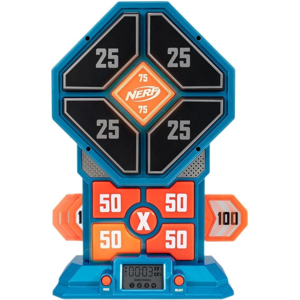 image:imageNERF Extreme Challenge Digital Target Target Board with Impact Targets LCD Lights and Sounds