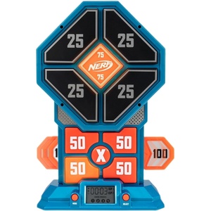 NERF Extreme Challenge Digital Target – Target Board with Impact Targets, LCD, Lights and Sounds