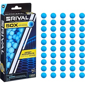Nerf Rival 50 Accu-Round Refill, Includes 50 Accu-Rounds, The Most Accurate Nerf Rival Rounds*, Compatible with All Nerf Blasters