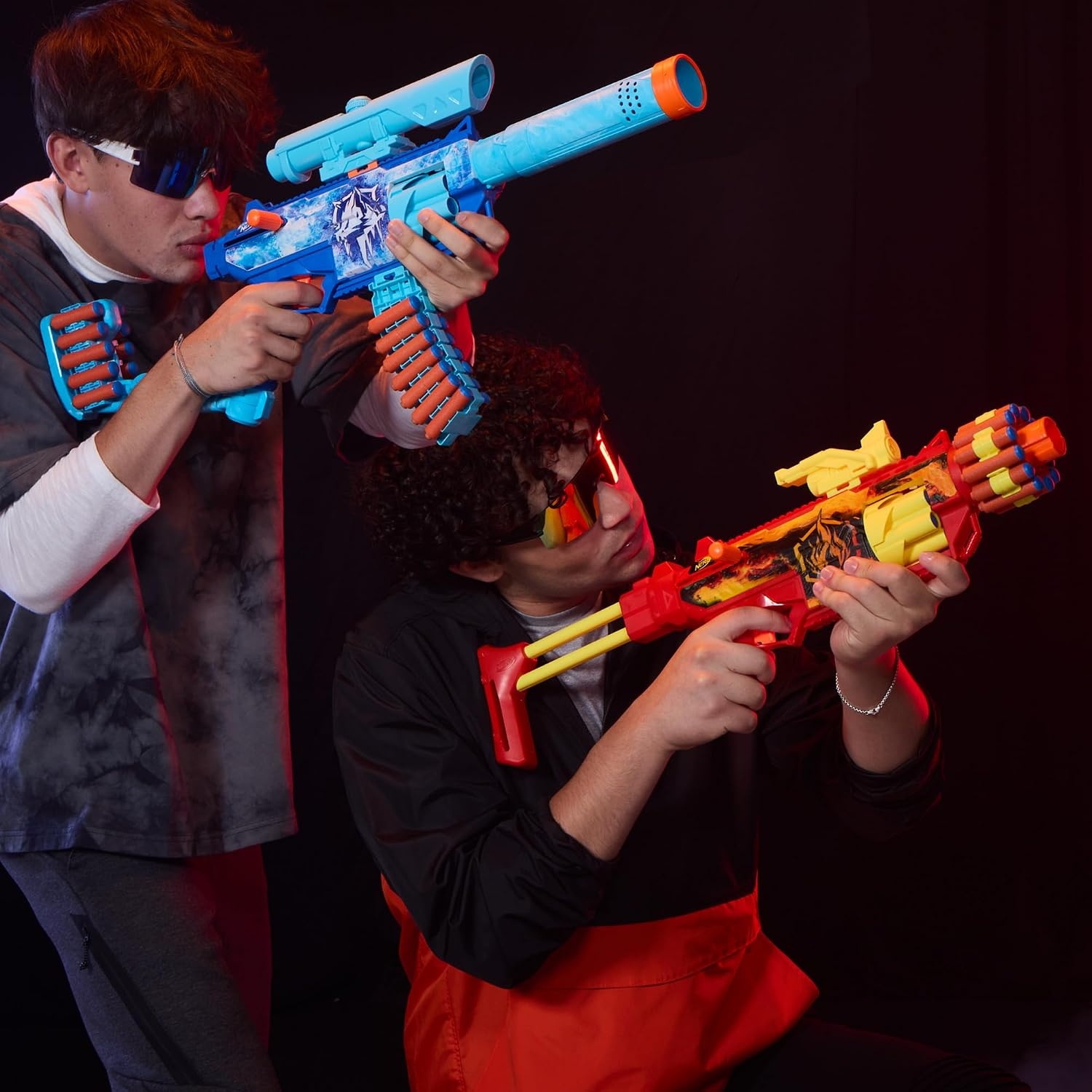 image:imageNerf Loadout FlareFusion Blaster 3 Interchangeable Attachment Accessories 18 Nerf N1 Darts Kids Toys amp Gifts Ages 8 Amazon Exclusive