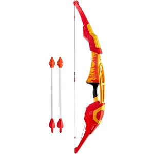 Nerf Pyrostrike Megabow, 42-Inch Bow Fires Arrows Up to 105 Feet, 2 with Soft Tips, Kids Outdoor Toys, Ages 10+ (Amazon Exclusive)