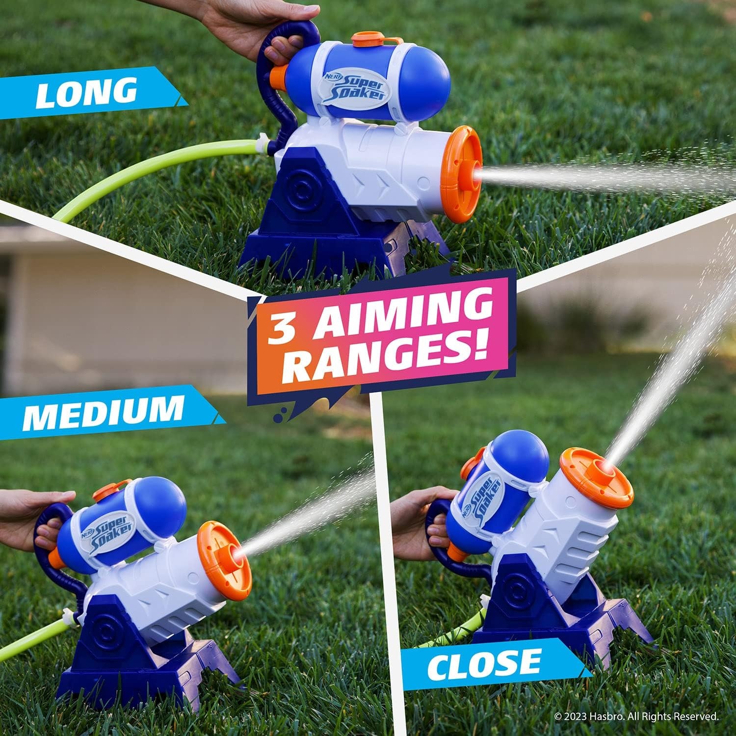 image:imageNERF Super Soaker Grab N Go Stomp Soaker Blasting Machine Outdoor Water GamesStomp Cannon